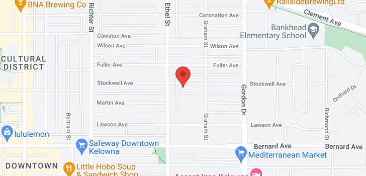 map of 939 Stockwell Avenue